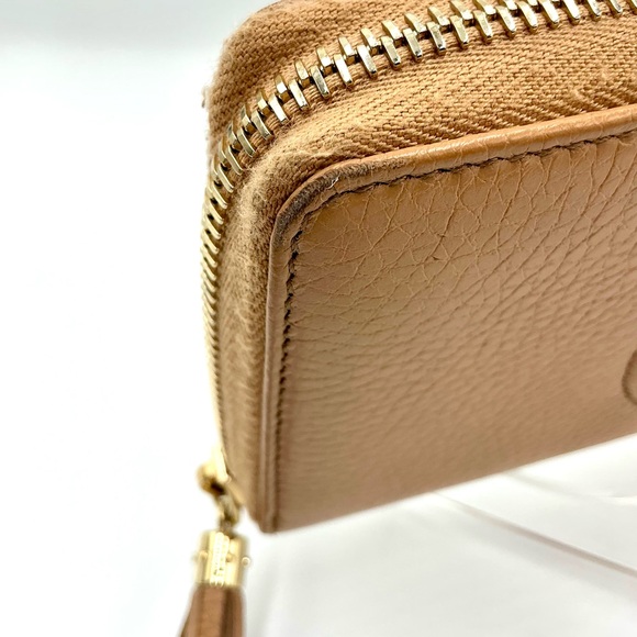 Gucci Tan SoHo Leather Continental Wallet #1075 - Picture 4 of 9